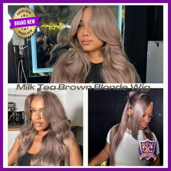 28 Inch Human Hair Lace Front Wig 180% Density Body Wave Pre Plucked main image 4